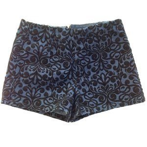 Forever 21 Blue and Black Zip-Up Skort | M